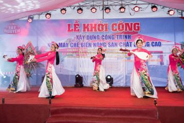 Tổ chức sự kiện xây dựng công trình Nhà máy chế biến nông sản